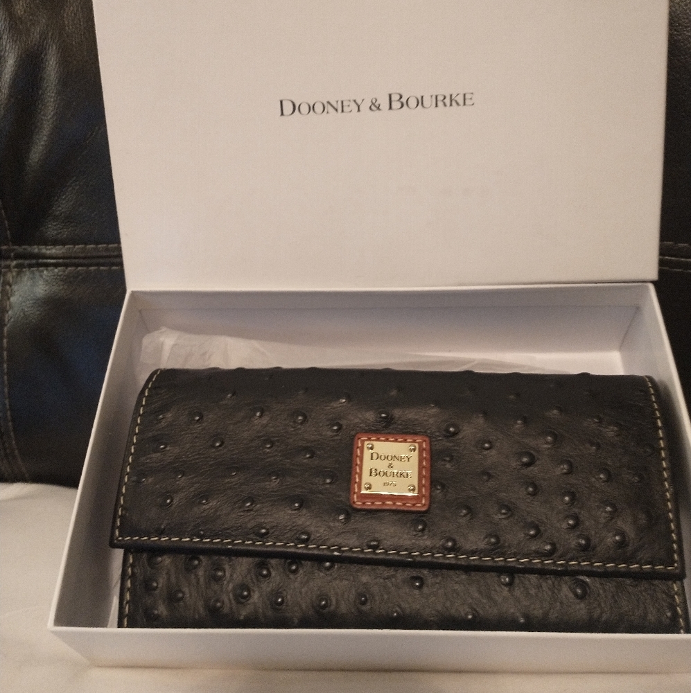 Dooney and Bourke Otrich Continental Clutch